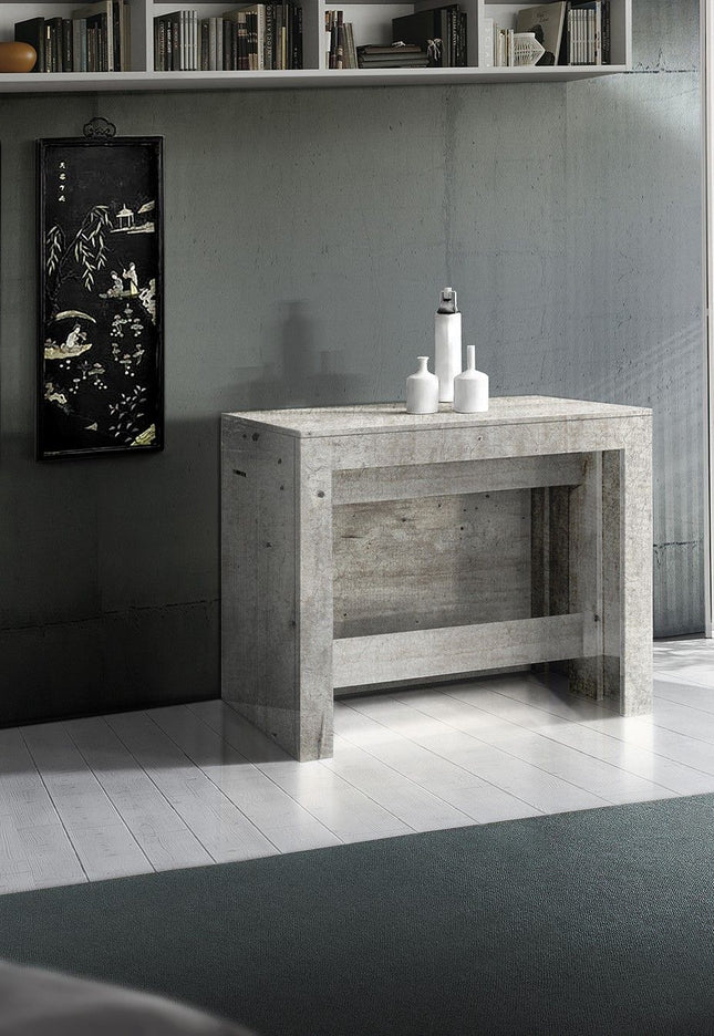 Set 2 panche allungabili PRATIKA - Concrete