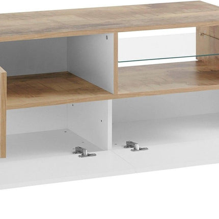 Porta tv NEW CORO 160 cm 1 anta battente + 2 ante a ribalta.