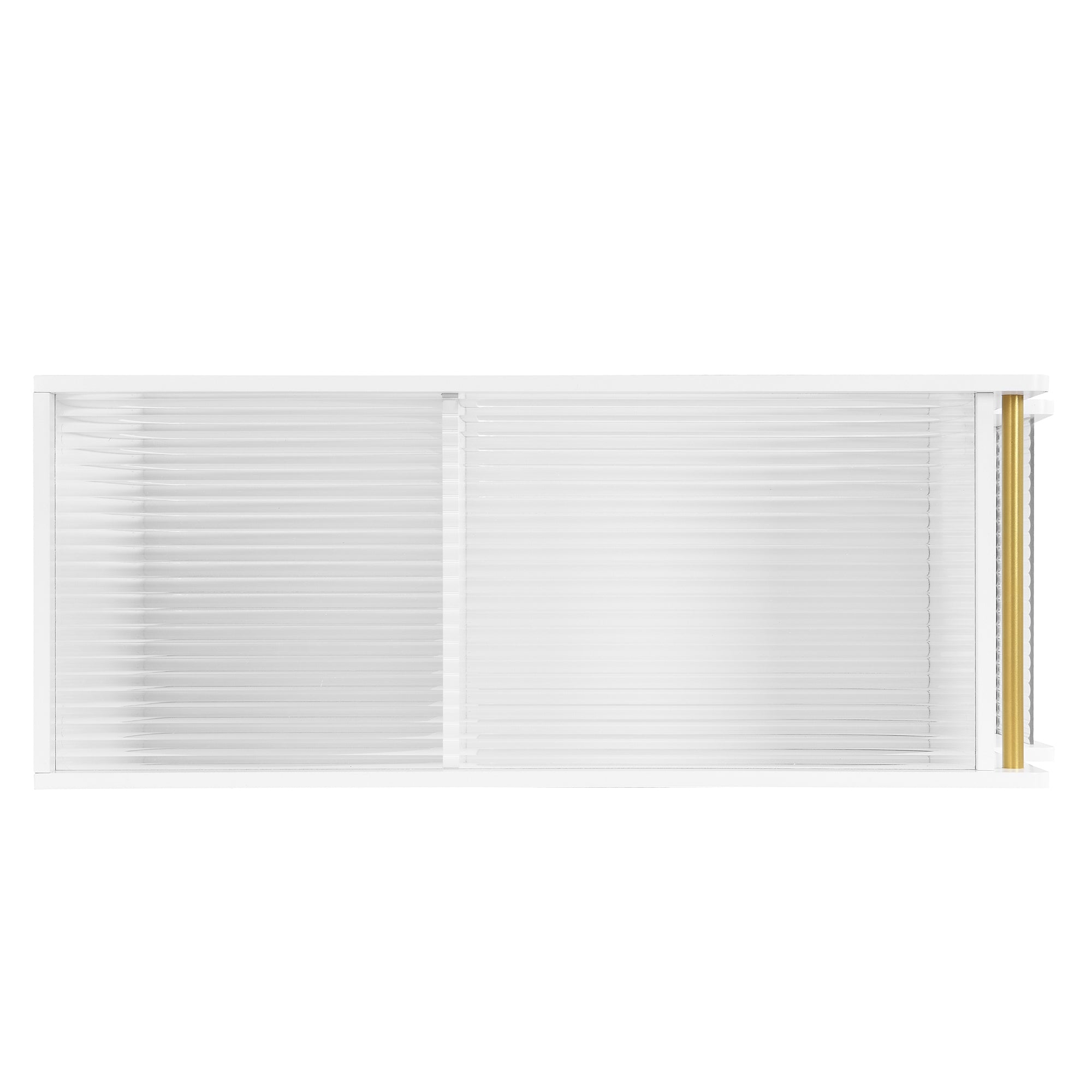 Tavolino Mobile Bianco Vetro Temperato
