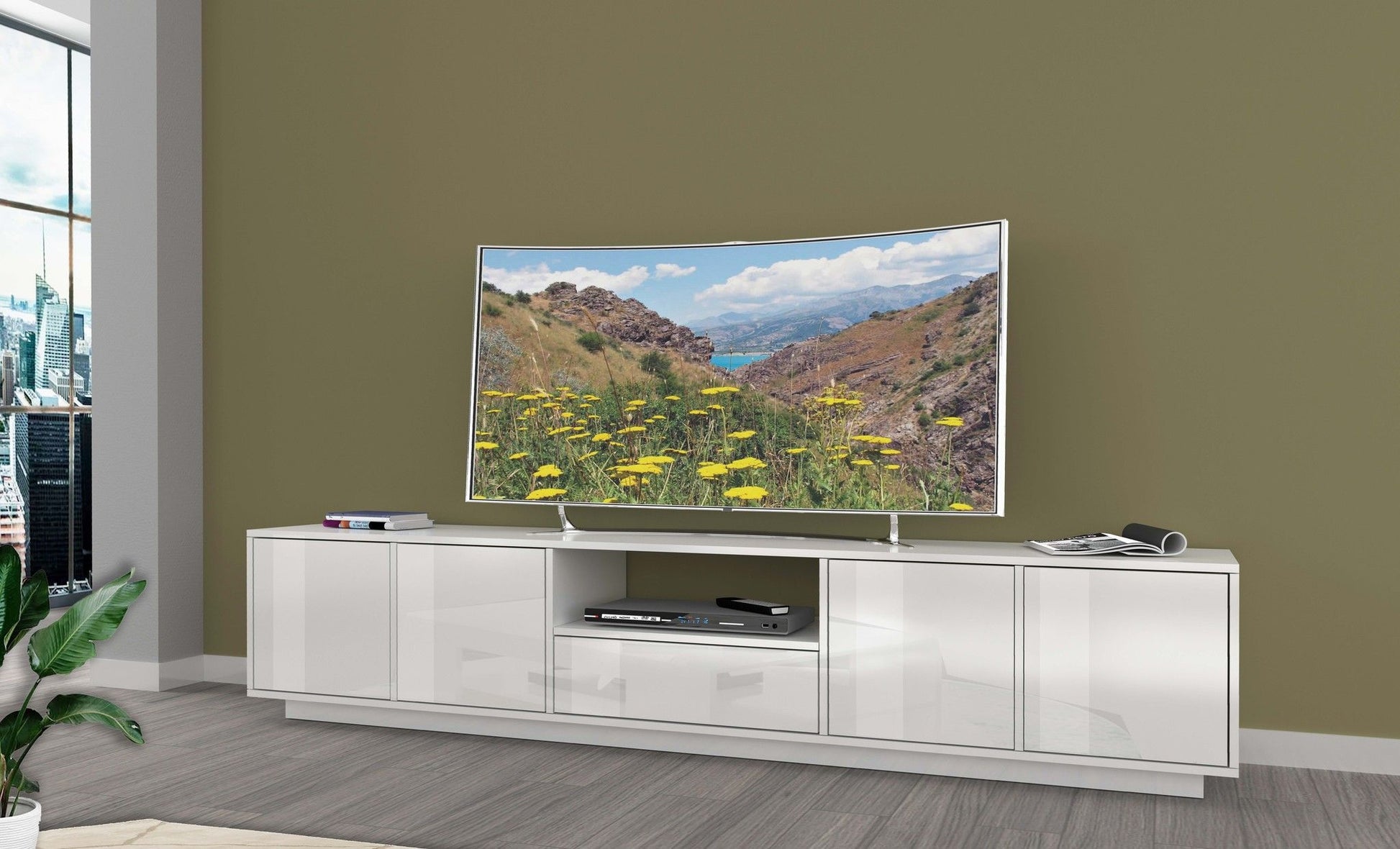 Porta tv BLOOM 220 cm.