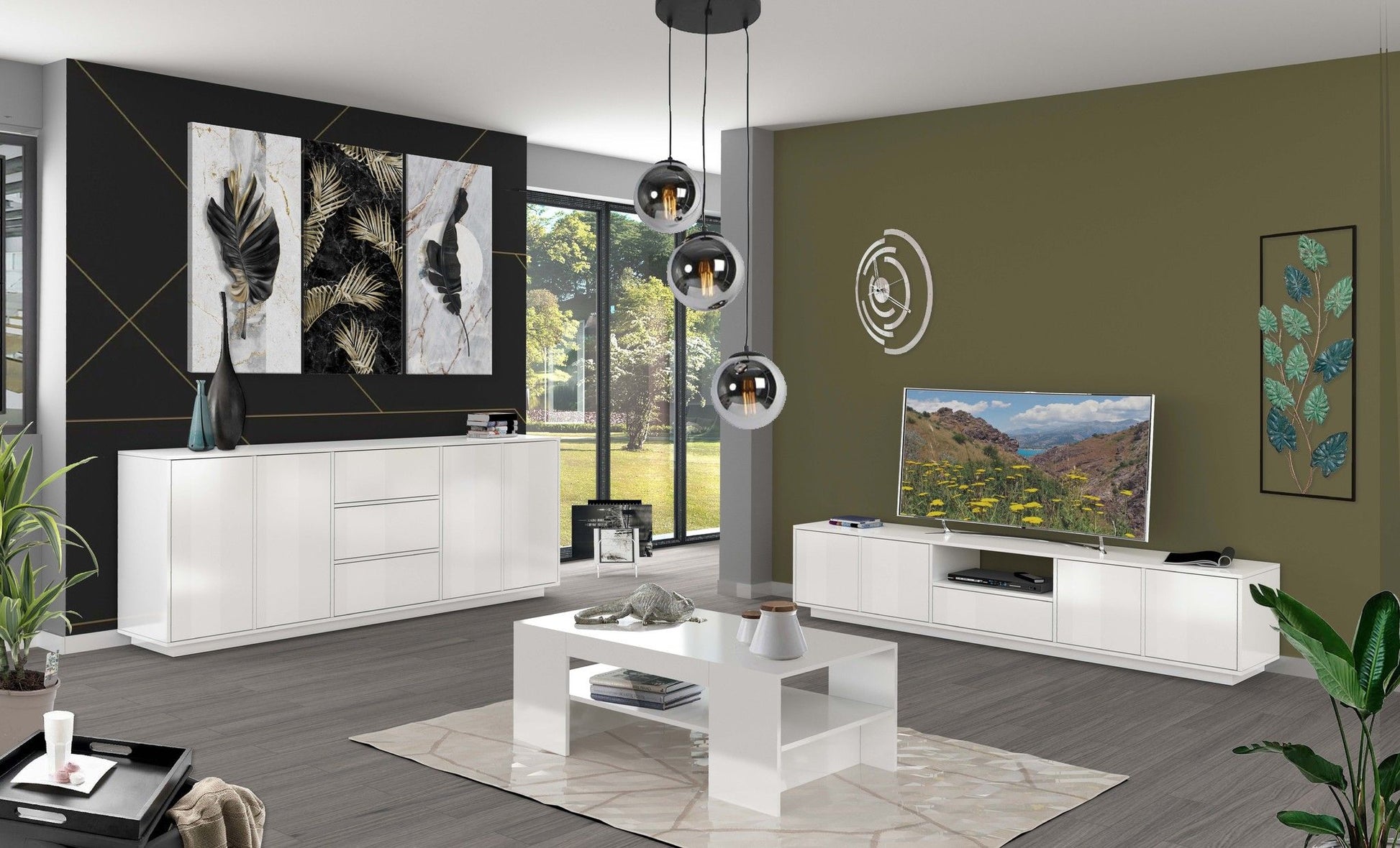 Porta tv BLOOM 220 cm.