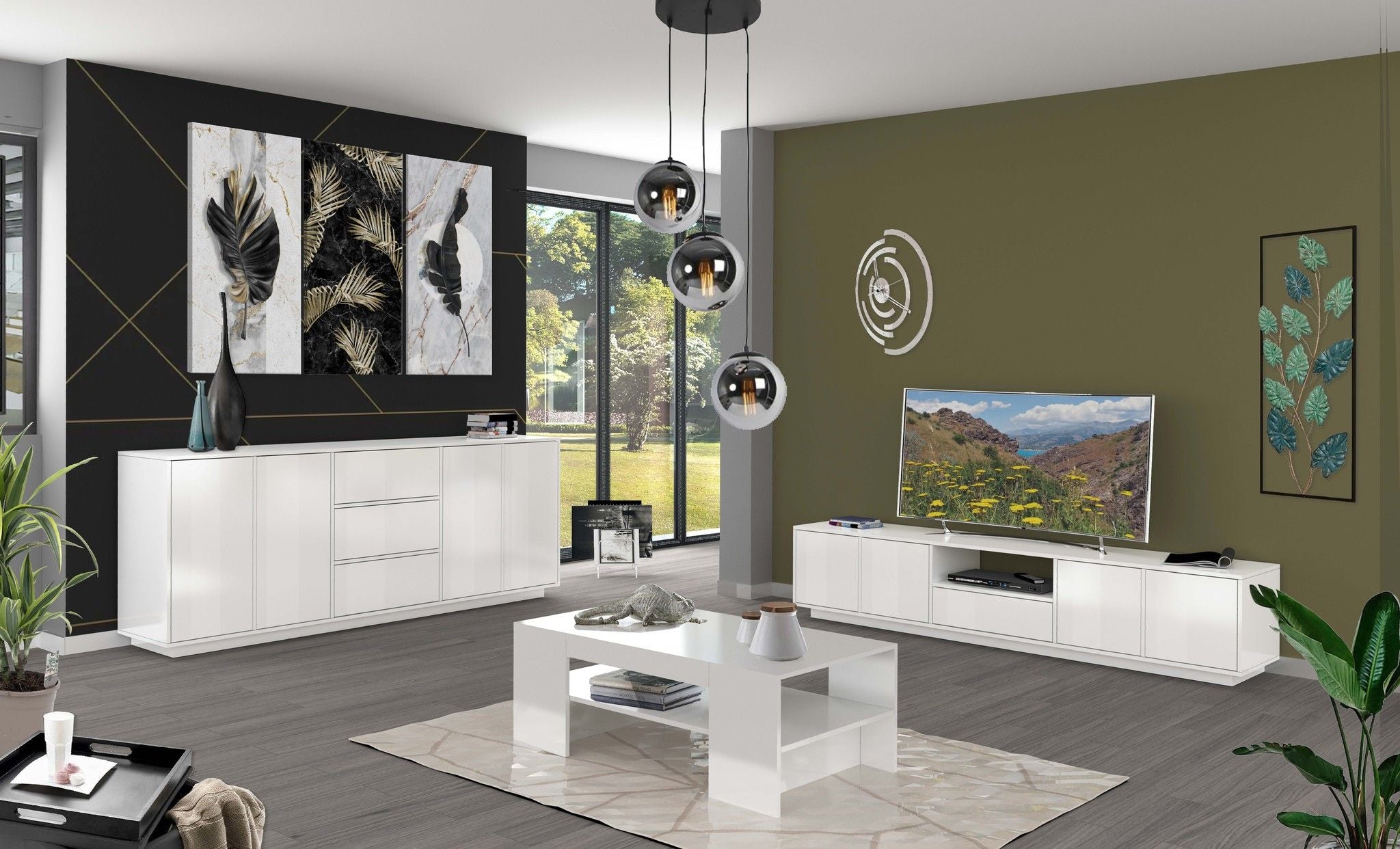 Porta tv BLOOM 220 cm.