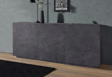 Credenza VEGA 180 cm 2 ante + 3 cassetti.