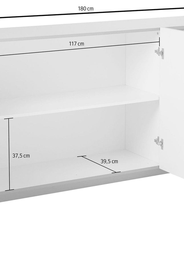 Credenza VEGA 180 cm 2 ante + 3 cassetti.