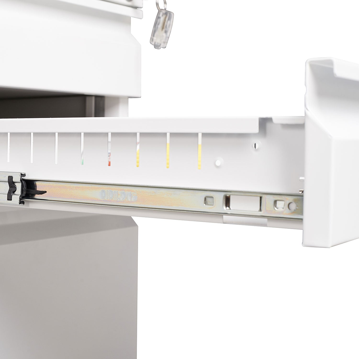 Cassettiera Metallica 3 Cassetti Bianca