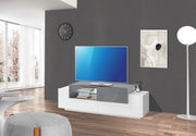 Porta tv NEW CORO 160 cm 1 anta battente + 2 ante a ribalta.