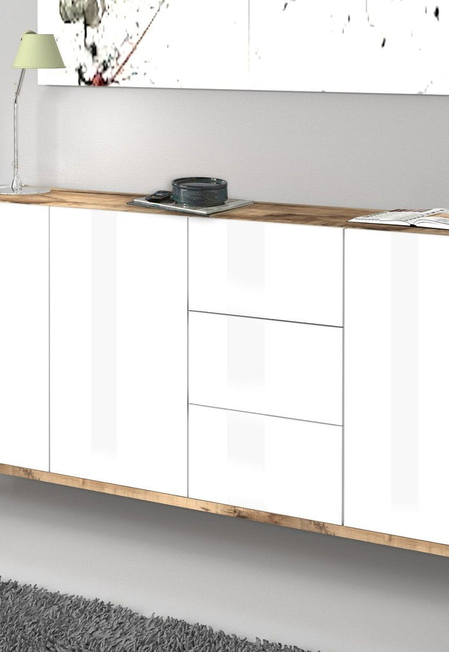 Credenza SUNRISE 3 ante + 3 cassetti da 160 cm.