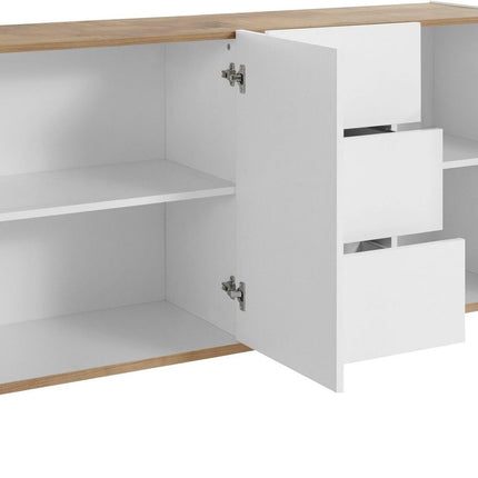 Credenza SUNRISE 3 ante + 3 cassetti da 160 cm.