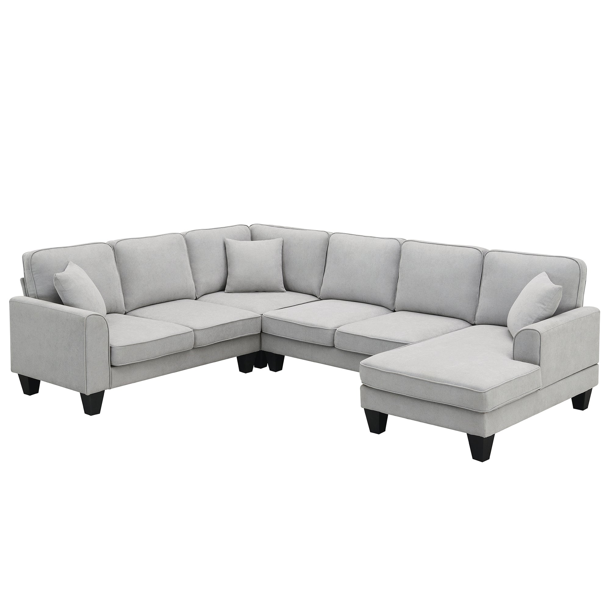 Divano Angolare Urbano 7 Posti - Comfort Moderno