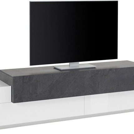 Porta tv CORO 240 cm 3 ante a ribalta.
