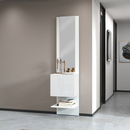 Pannello Specchiera KOMPACT con elemento ad 1 Anta Battente.