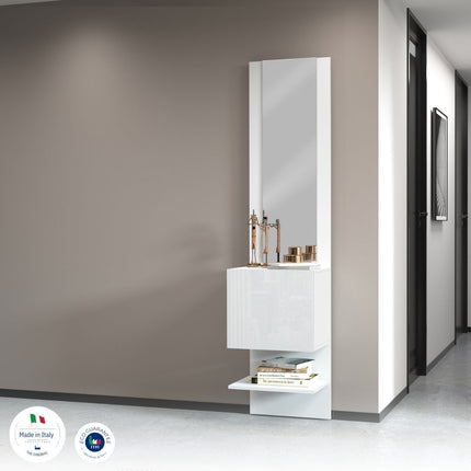 Pannello Specchiera KOMPACT con elemento ad 1 Anta Battente.