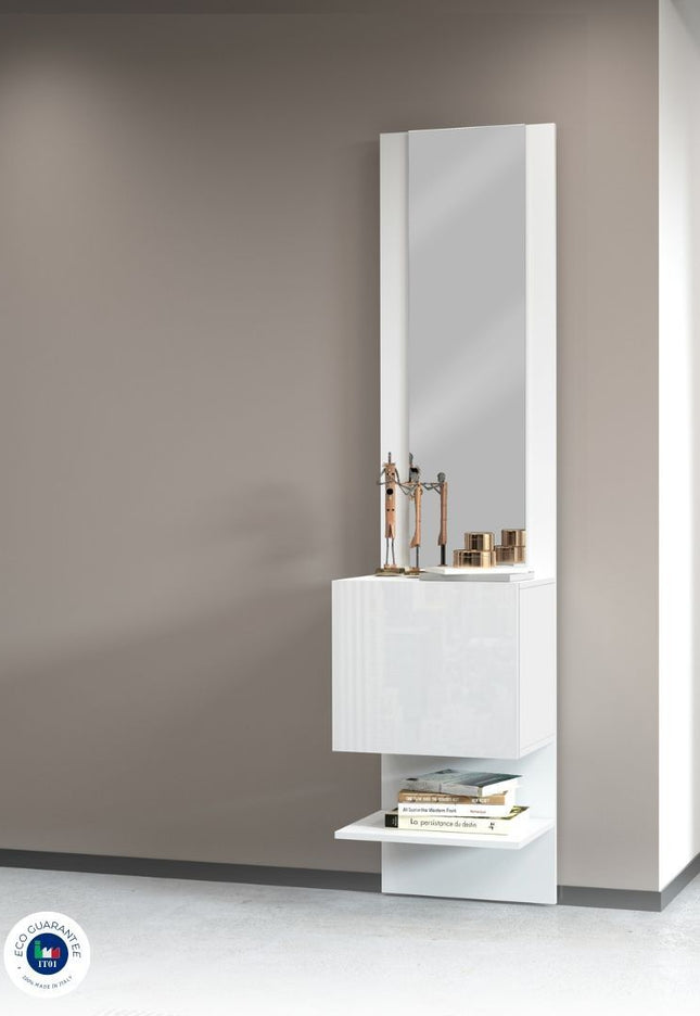 Pannello Specchiera KOMPACT con elemento ad 1 Anta Battente.