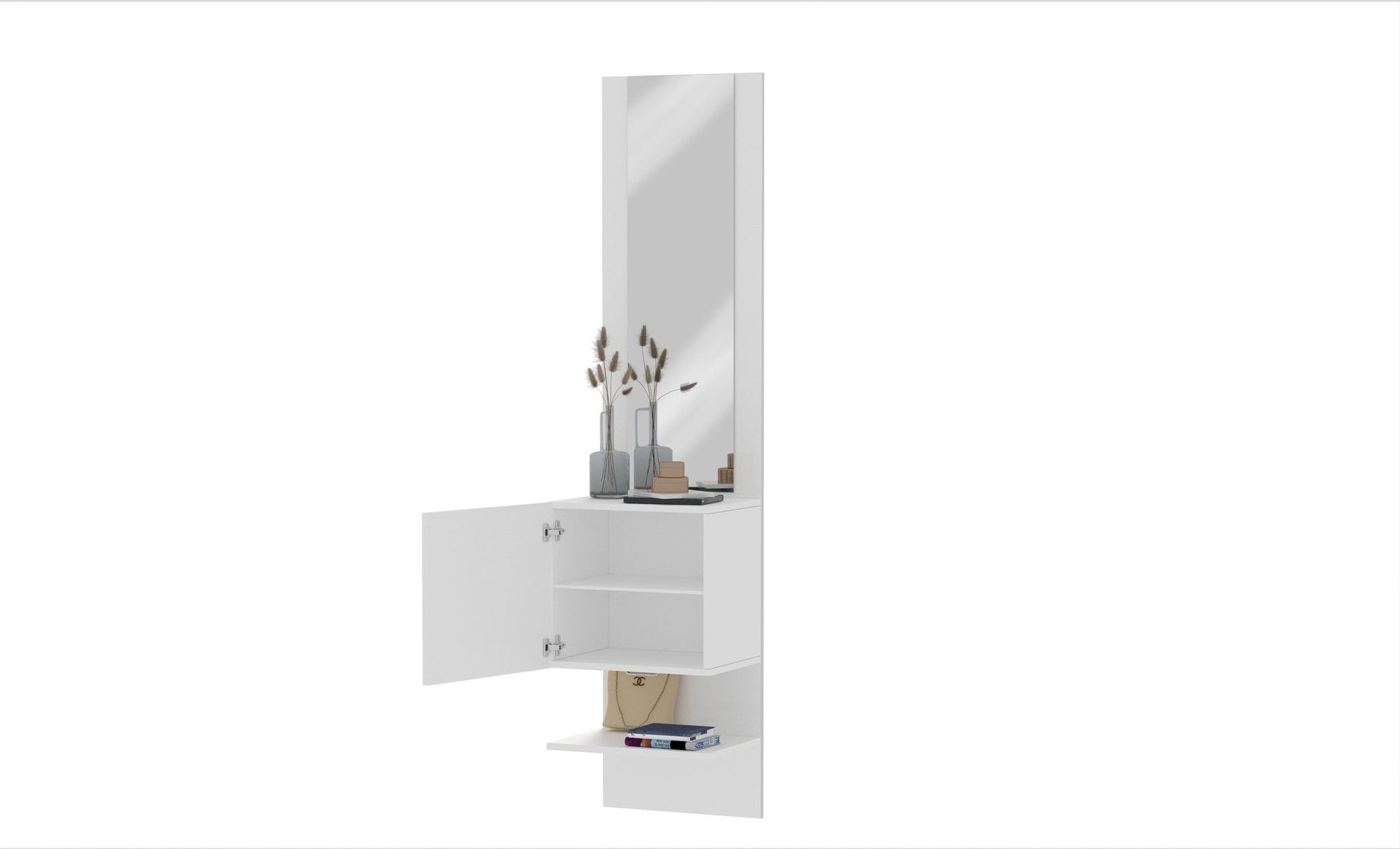 Pannello Specchiera KOMPACT con elemento ad 1 Anta Battente.