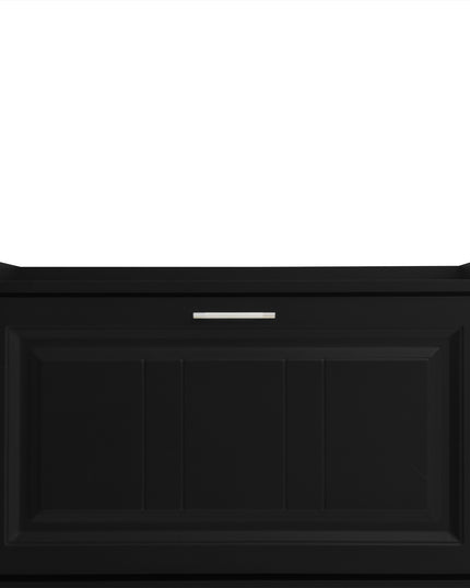 U-Can Shoe Storage Cabinet for Entryway with 3 Flip Drawers, Modern Shoe Organizer Cabinet, Free Standing Shoe Rack Black