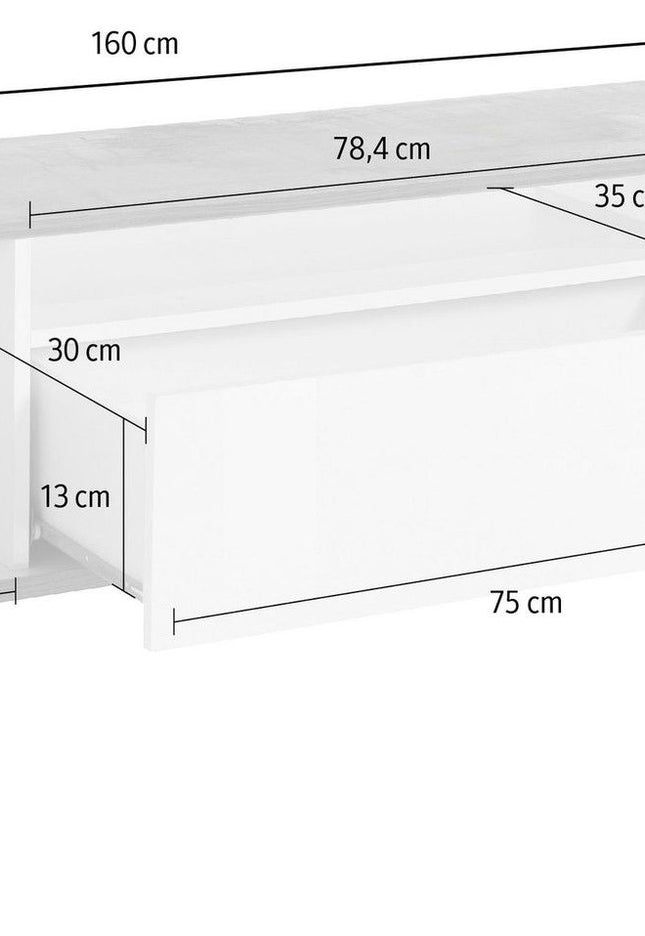 Porta tv SUNRISE 160 cm.