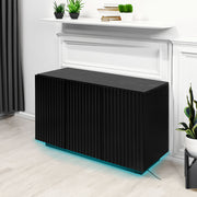 Credenza LED 3 Porte Ripiano Regolabile