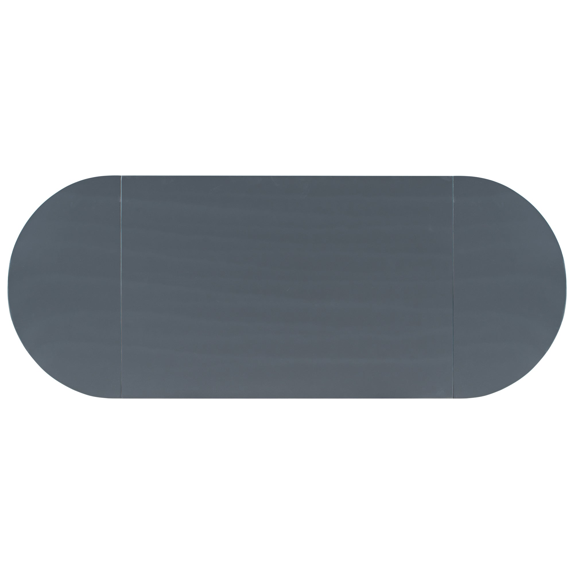 Set Tavolo Pranzo 3 Pezzi Ribaltabile Bianco Grigio