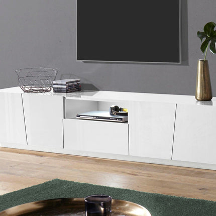 Porta tv VEGA 220 cm 4 ante battenti + 1 cassetto.