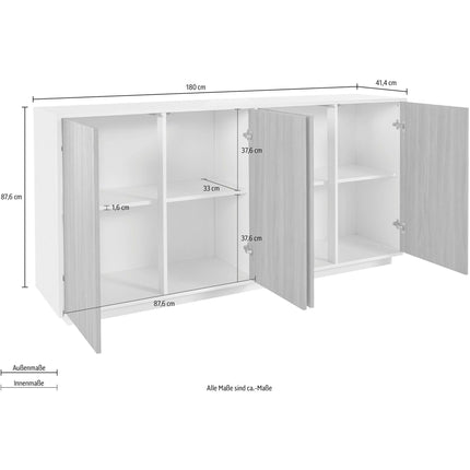 Credenza BLOOM da 180 cm.
