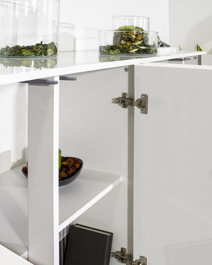 Credenza BLOOM da 180 cm - Bianco laccato lucido