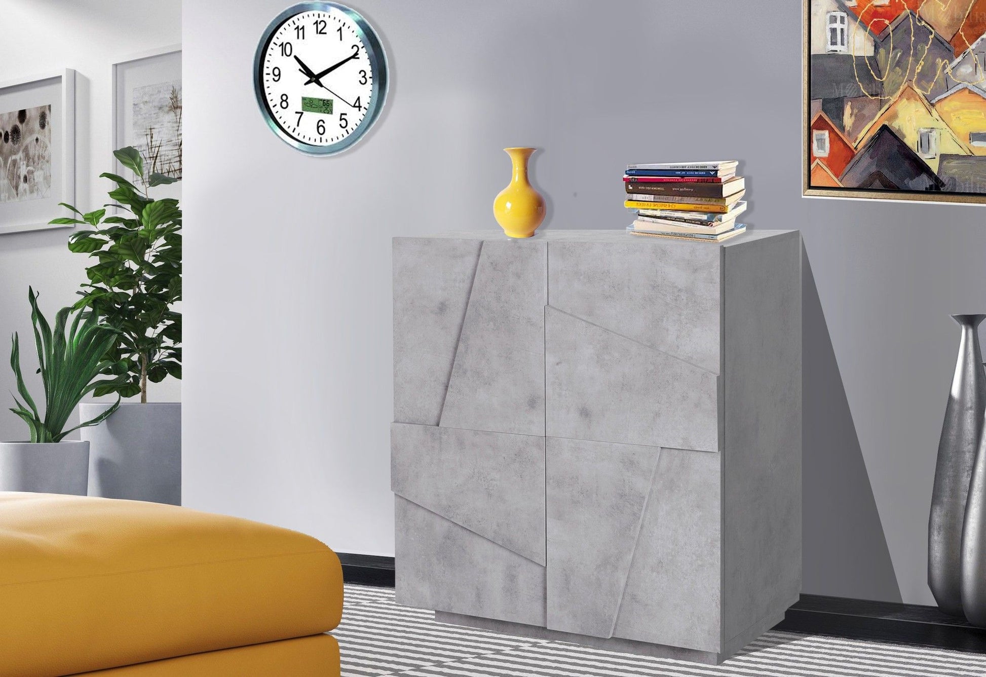 Credenza PING 80 cm 2 ante battenti.