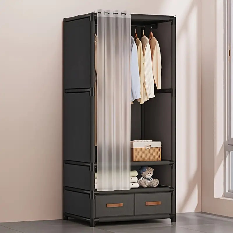 NNETM Foldable Drawers and Wardrobe Storage Cabinet - 2 Drawers-2