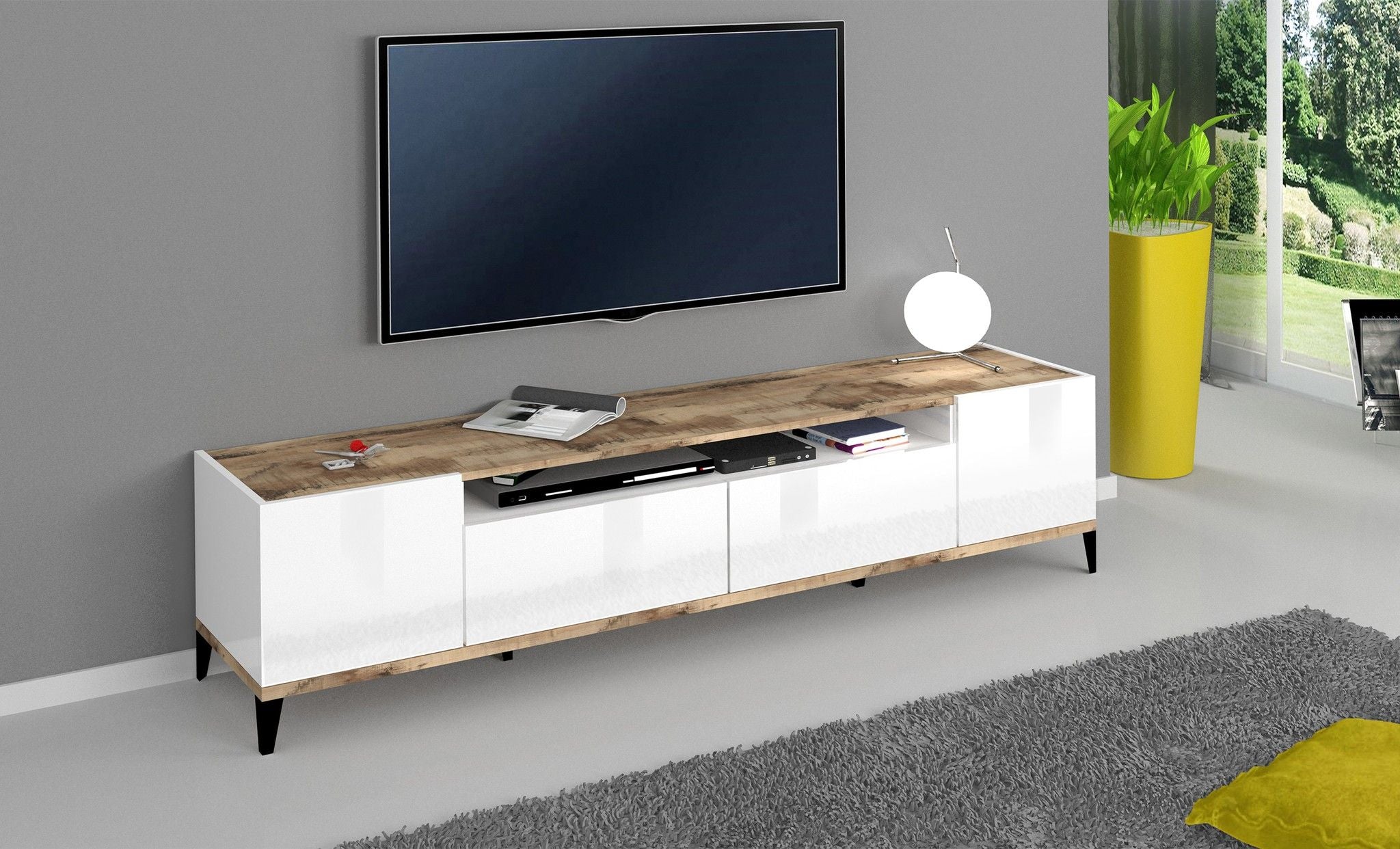 Porta tv SUNRISE 200 cm.