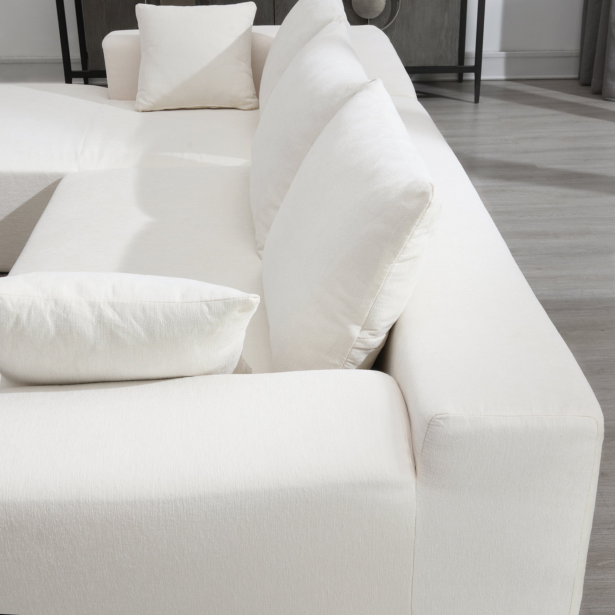 Divano Modulare Bianco 109x68cm