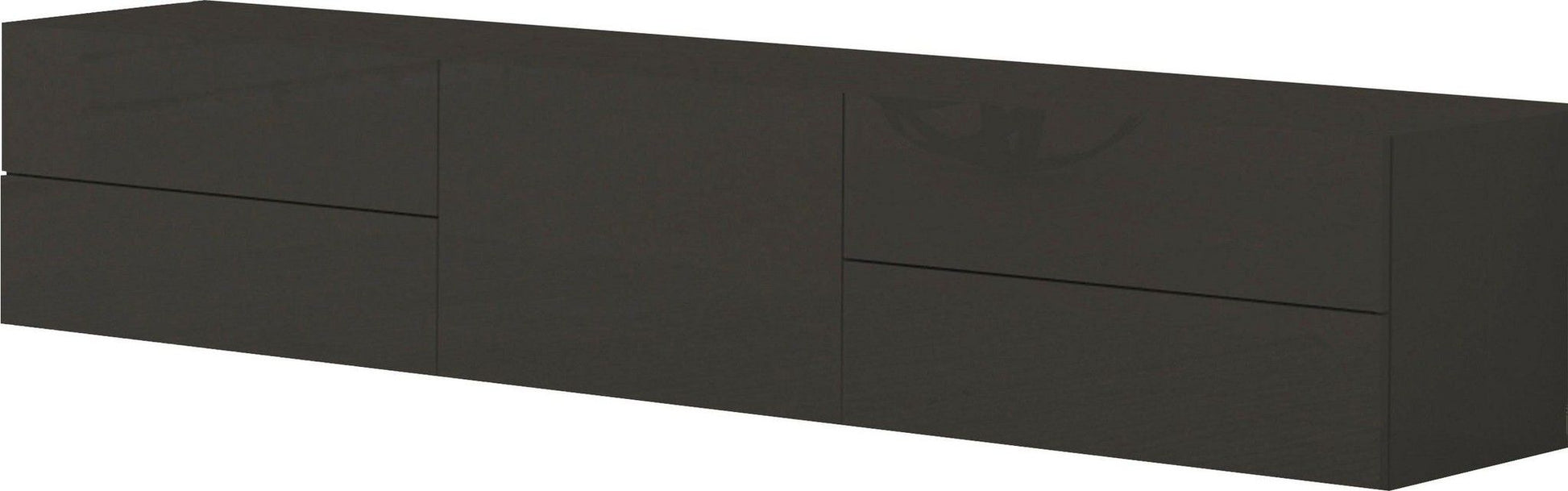Porta tv METIS 170 cm con piedi 1 anta + 4 cassetti.