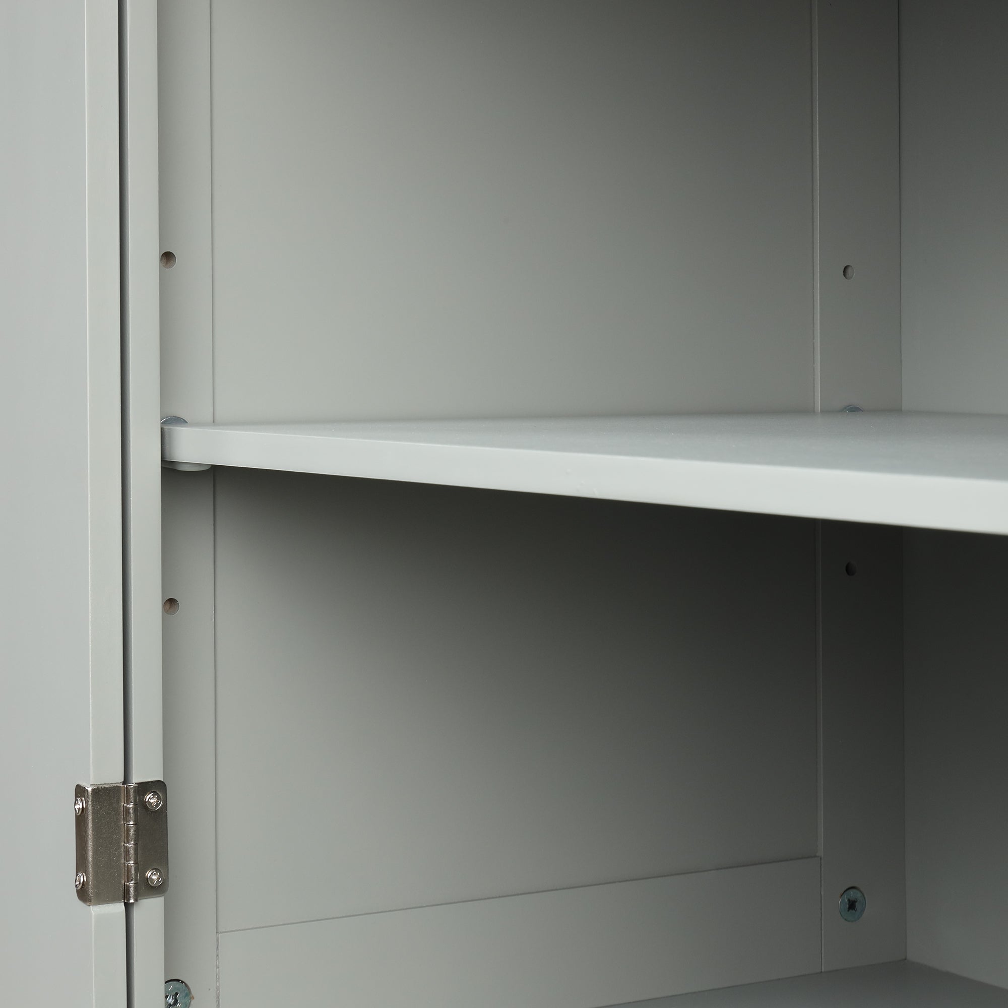 Mobile Bagno Alto Grigio 2 Cassetti 156cm