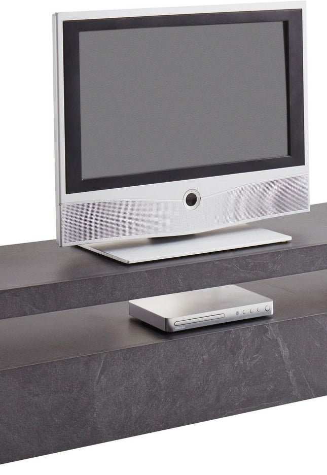 Porta tv BURRATA 130 cm 1 vano giorno + 1 anta a ribalta.