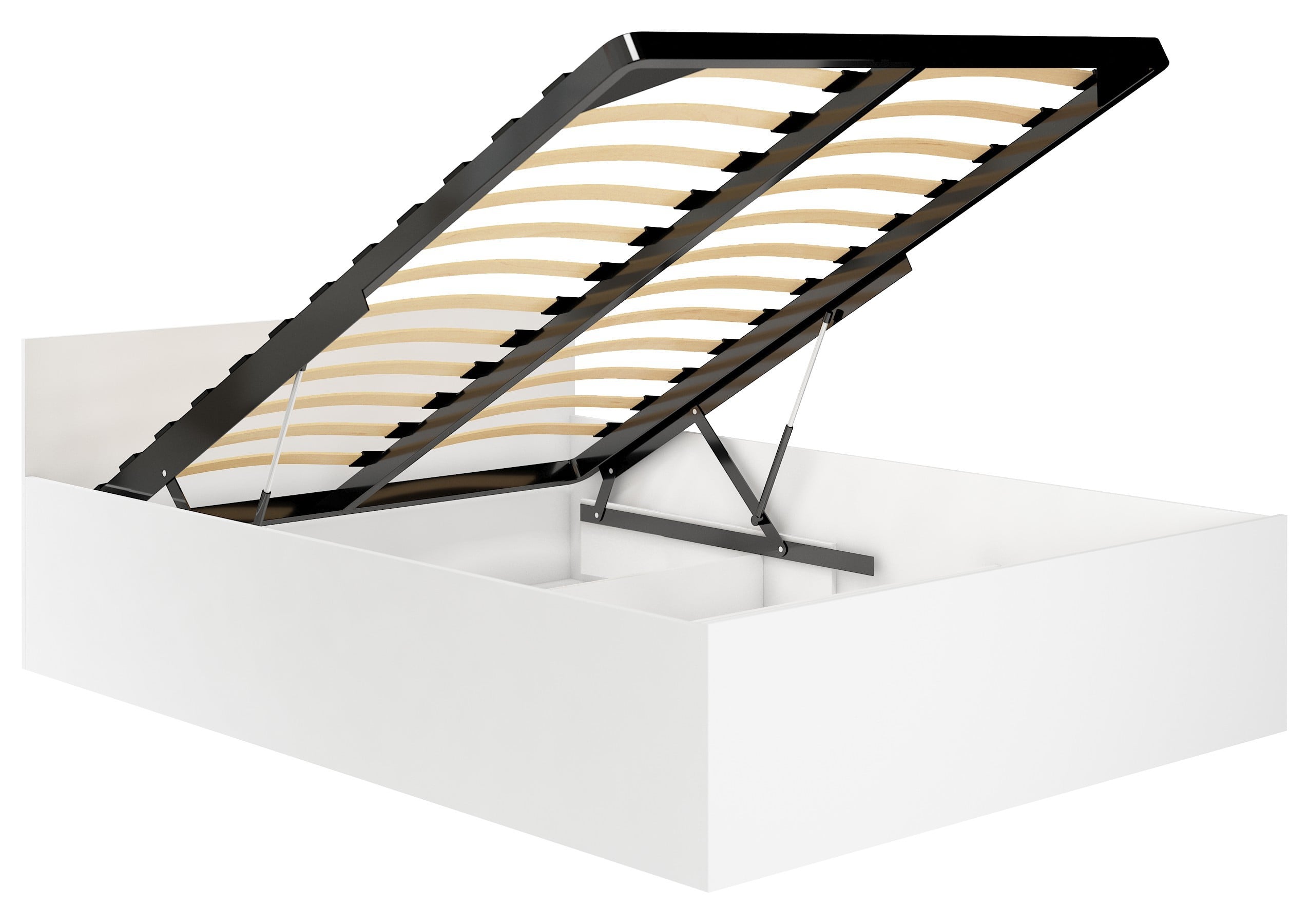 Rete Letto Metallica 100x200 cm con Sollevamento