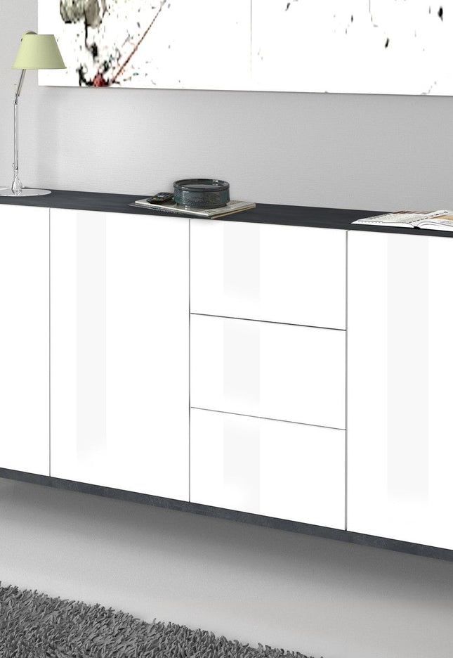 Credenza SUNRISE 3 ante + 3 cassetti da 160 cm.