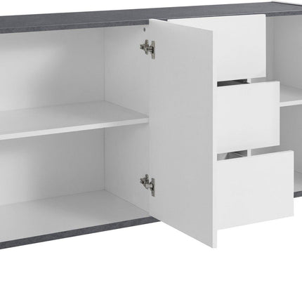 Credenza SUNRISE 3 ante + 3 cassetti da 160 cm.