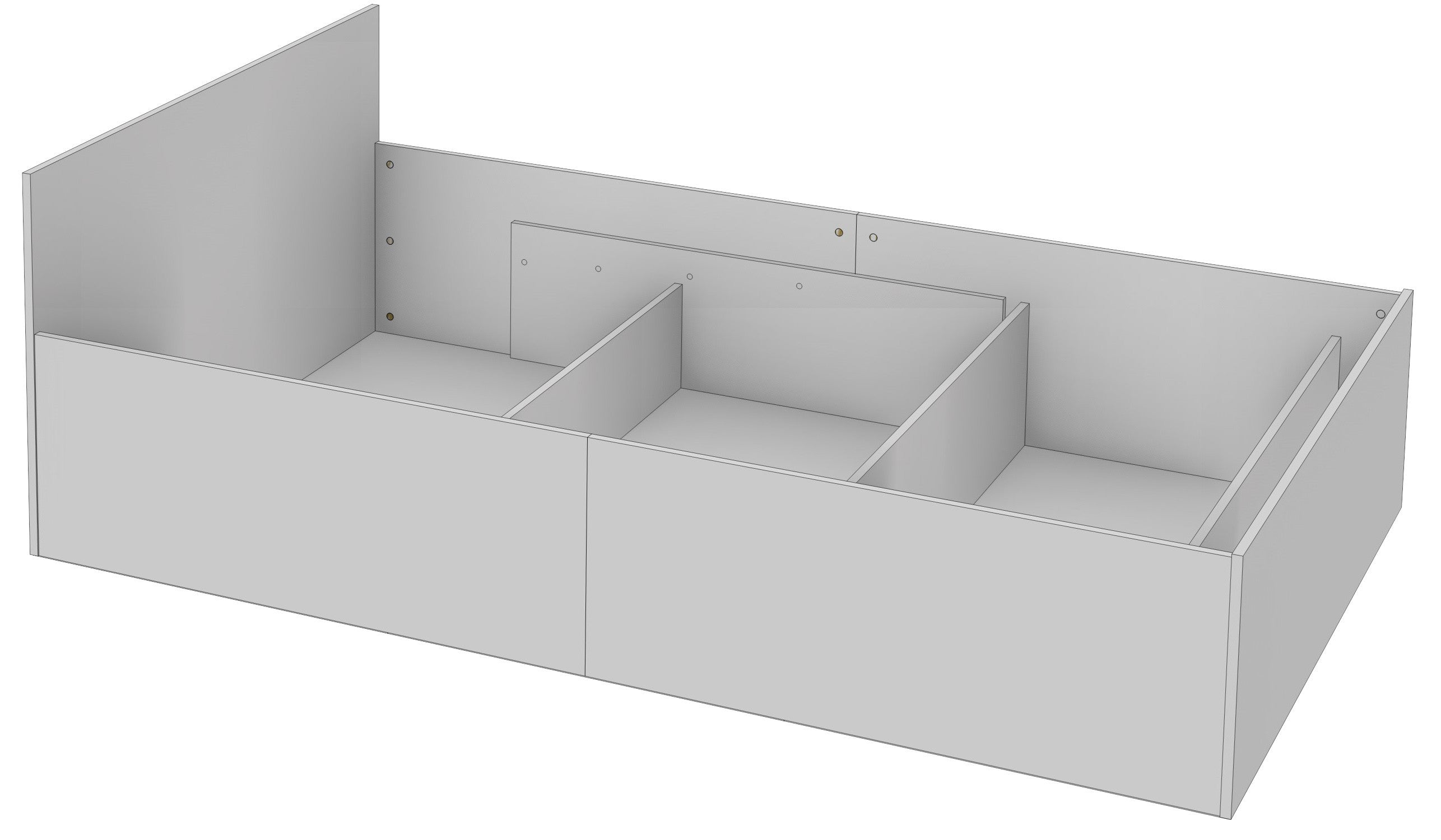 Letto Contenitore Linea 100x200 – Rovere Sonoma