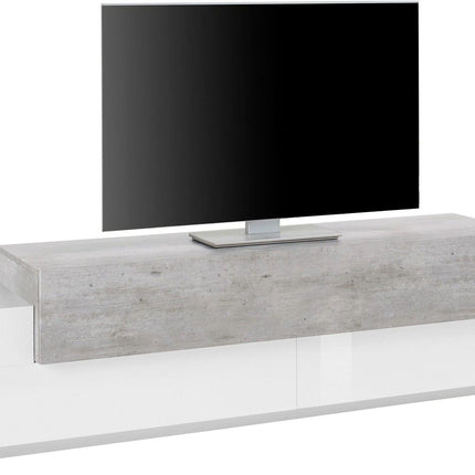 Porta tv CORO 240 cm 3 ante a ribalta.