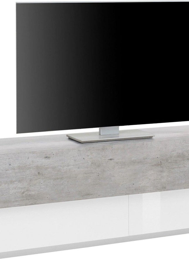 Porta tv CORO 240 cm 3 ante a ribalta.