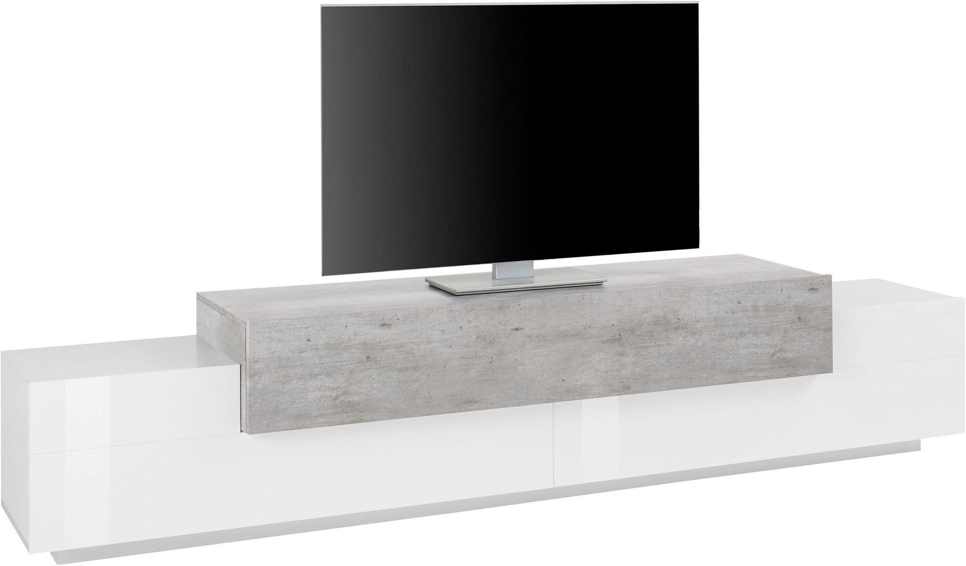 Porta tv CORO 240 cm 3 ante a ribalta.
