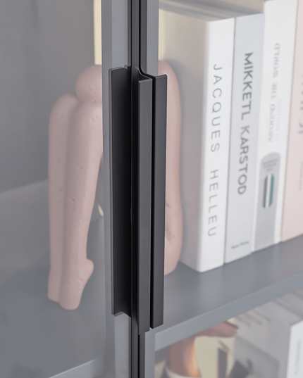Single door display cabinet