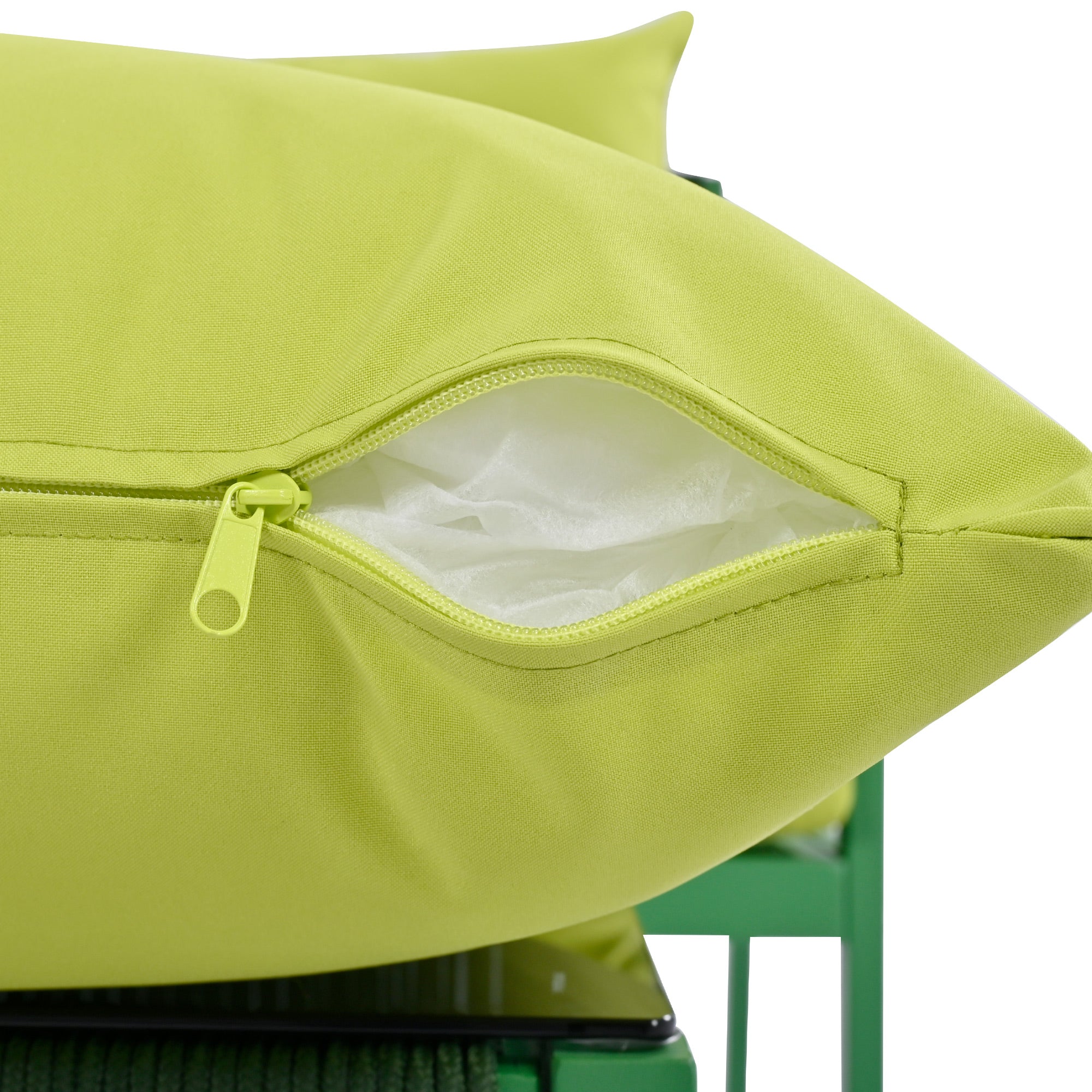 Set Patio Corda 4 Pezzi Verde Giallo