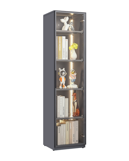 Single door display cabinet