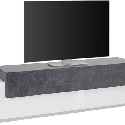 Porta tv CORO 200 cm 3 ante a ribalta.
