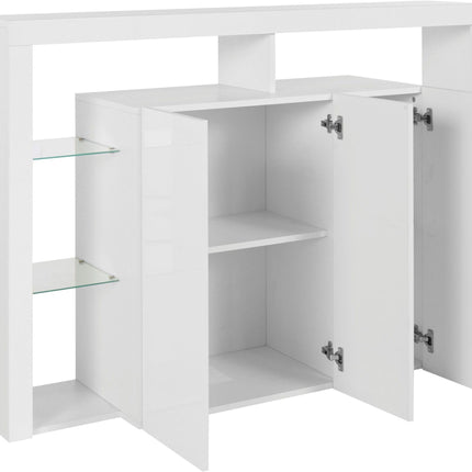 Madia alta ESSENTIAL da 150 cm con 3 ante.