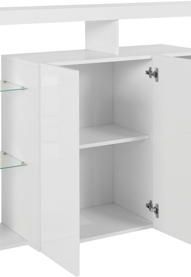 Madia alta ESSENTIAL da 150 cm con 3 ante.