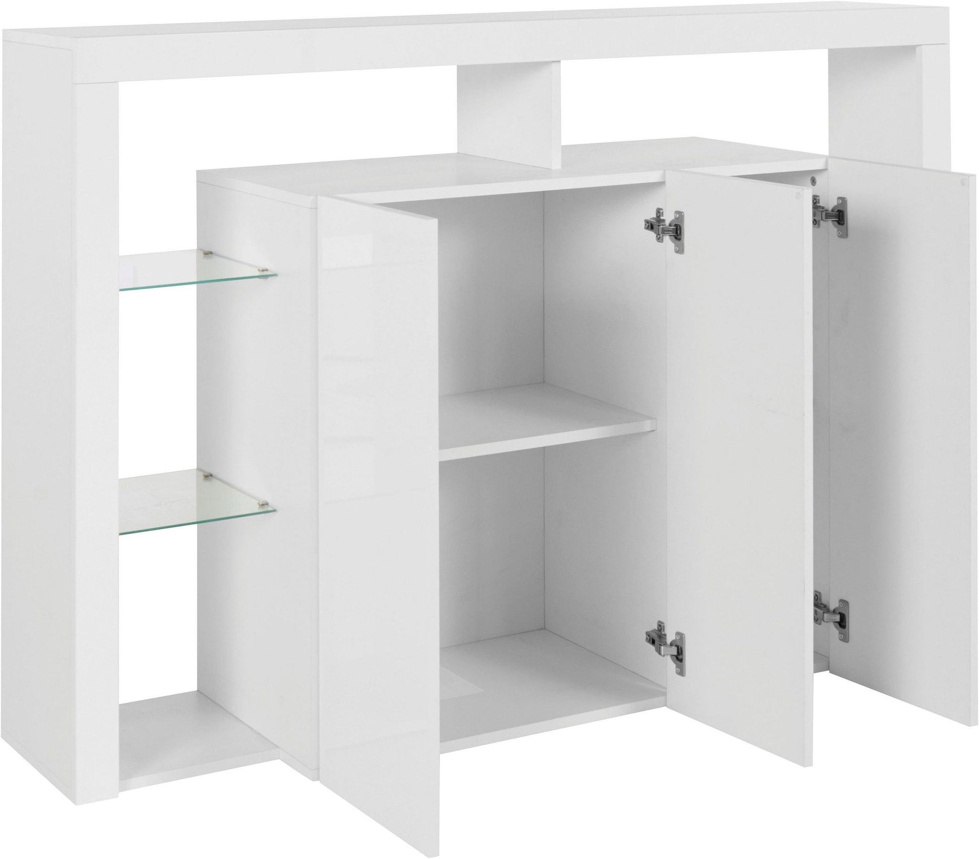 Madia alta ESSENTIAL da 150 cm con 3 ante.