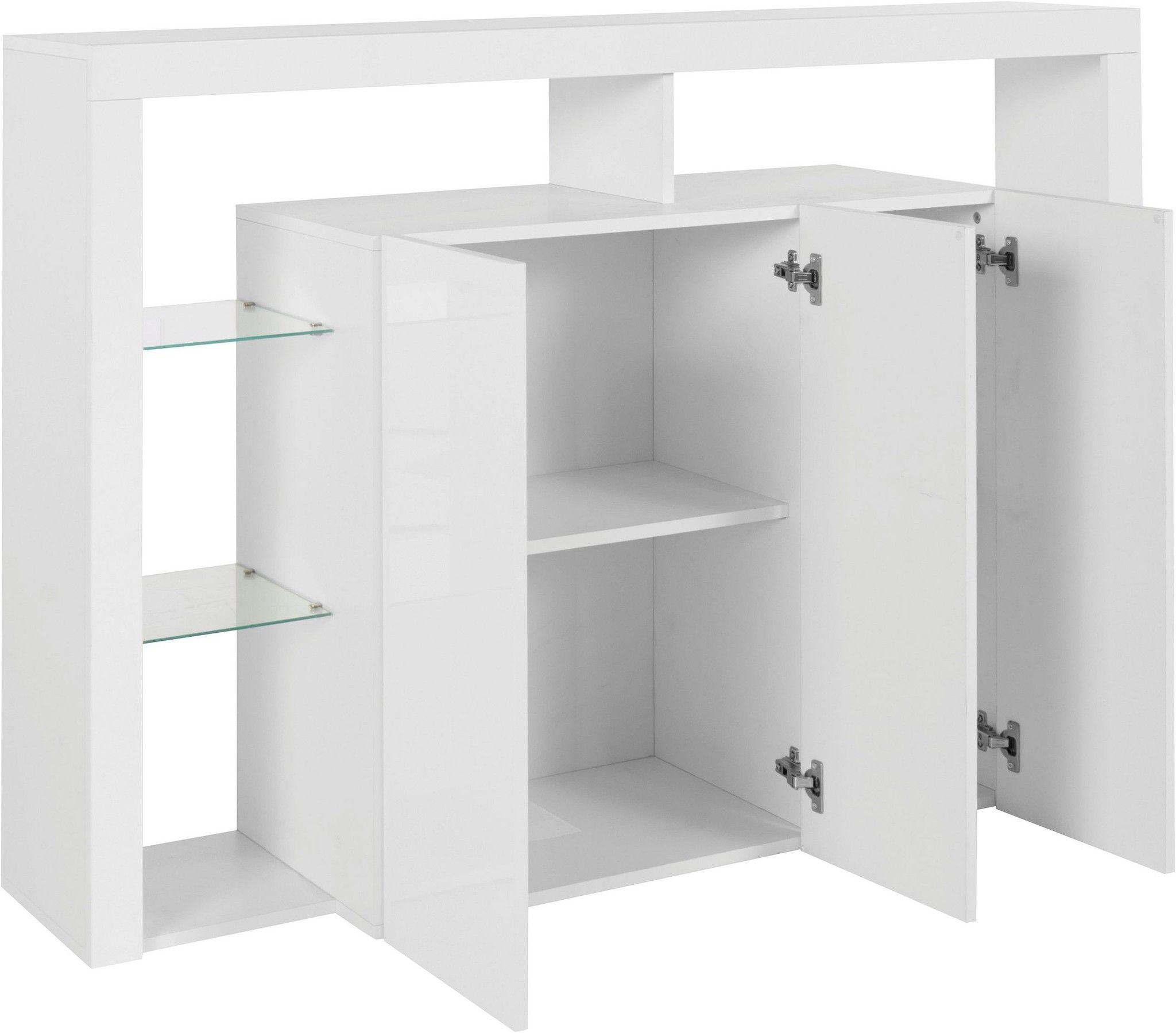 Madia alta ESSENTIAL da 150 cm con 3 ante.