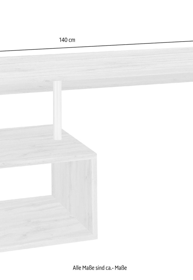 Scrivania ESSE da 140 cm.