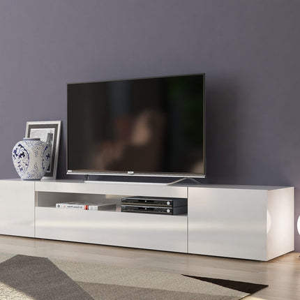 Porta tv DAIQUIRI 200 cm 2 ante battenti + 1 anta a ribalta.