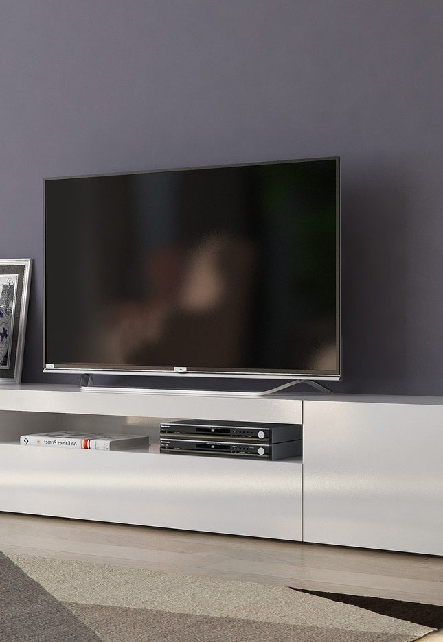 Porta tv DAIQUIRI 200 cm 2 ante battenti + 1 anta a ribalta.